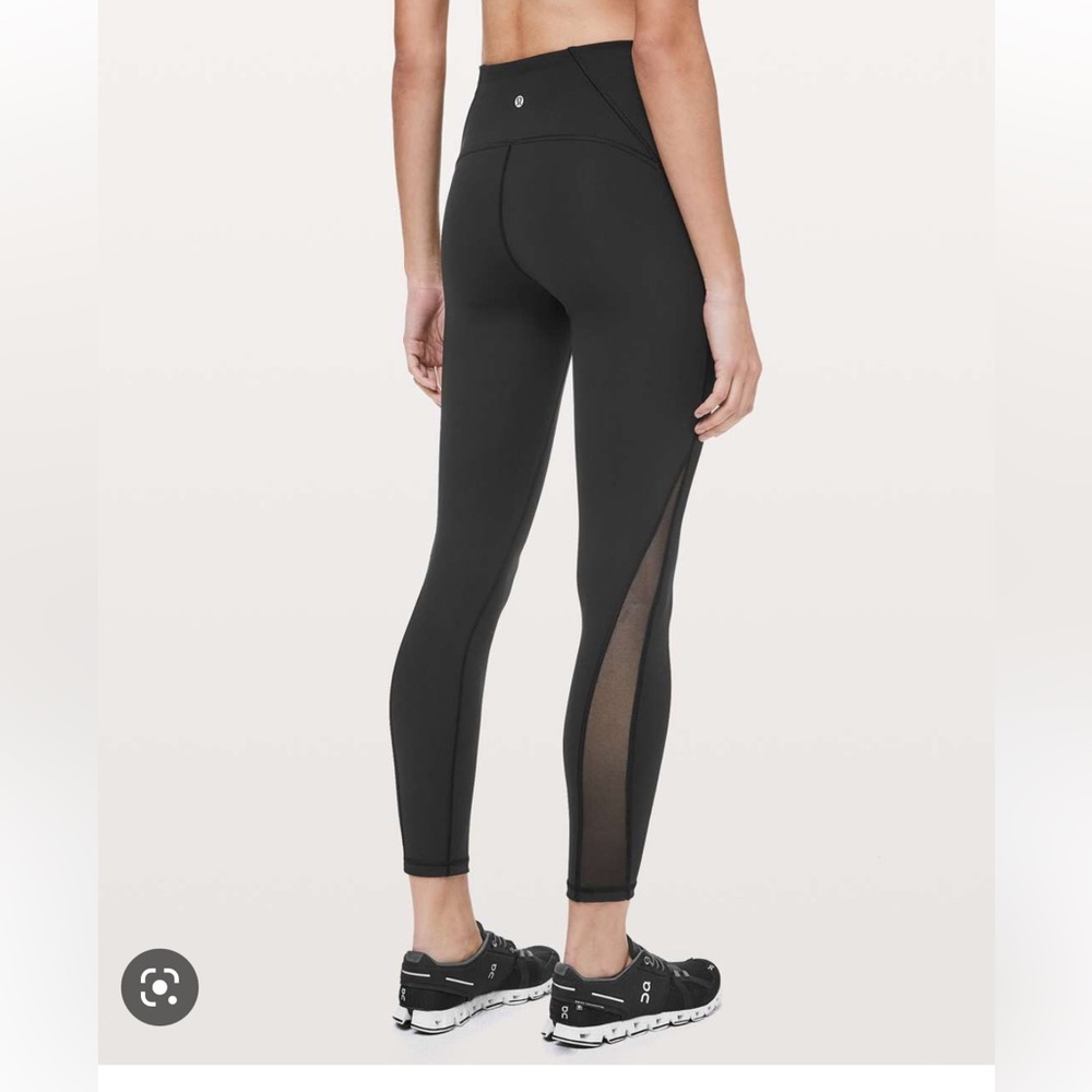 Lululemon Train Times Black Leggings 7/8 Sz 4